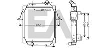 EACLIMA 31R59029 - Radiador, refrigeración del motor