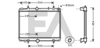 EACLIMA 31R55087 - Diámetro de salida 1 [mm]: 42<br>Calidad: Premium<br>Diámetro de entrada 1 [mm]: 32<br>Tipo radiador: Aletas refrigeración soldadas<br>Técnica conexión: Conexi�n r�pida<br>Restricción de fabricante: BEHR<br>Profundidad de red [mm]: 32<br>Longitud de red [mm]: 580<br>Ancho de red [mm]: 542<br>Material: Aluminio<br>Material: Plástico<br>