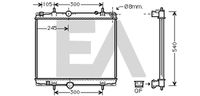 EACLIMA 31R55115 - Radiador, refrigeración del motor