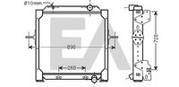 EACLIMA 31R59041 - Radiador, refrigeración del motor