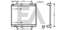 EACLIMA 31R55126 - Radiador, refrigeración del motor