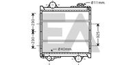 EACLIMA 31R59014 - Radiador, refrigeración del motor