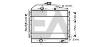 EACLIMA 31R59009 - Radiador, refrigeración del motor