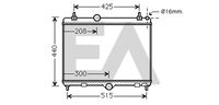 EACLIMA 31R55127 - Radiador, refrigeración del motor