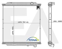 EACLIMA 31R59042T - Radiador, refrigeración del motor