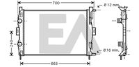 EACLIMA 31R60064 - Radiador, refrigeración del motor