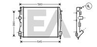 EACLIMA 31R60066 - Radiador, refrigeración del motor