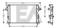 EACLIMA 31R60129 - Radiador, refrigeración del motor