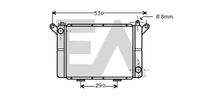 EACLIMA 31R60011 - Radiador, refrigeración del motor