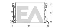 EACLIMA 31R60081 - Radiador, refrigeración del motor