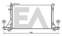 EACLIMA 31R60084 - Radiador, refrigeración del motor