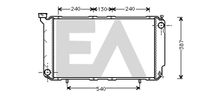 EACLIMA 31R68005 - Radiador, refrigeración del motor