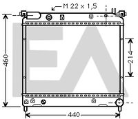 EACLIMA 31R69019 - Radiador, refrigeración del motor