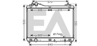 EACLIMA 31R69049 - Radiador, refrigeración del motor