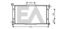 EACLIMA 31R68017 - Radiador, refrigeración del motor