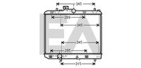 EACLIMA 31R69057 - Radiador, refrigeración del motor