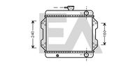 EACLIMA 31R69003 - Radiador, refrigeración del motor