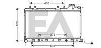 EACLIMA 31R68022 - Radiador, refrigeración del motor