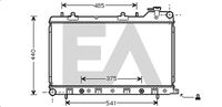 EACLIMA 31R68025 - Radiador, refrigeración del motor