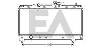 EACLIMA 31R71062 - Radiador, refrigeración del motor