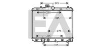 EACLIMA 31R69058 - Radiador, refrigeración del motor