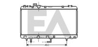 EACLIMA 31R71112 - Diámetro de salida 1 [mm]: 28<br>Calidad: Premium<br>Diámetro de entrada 1 [mm]: 28<br>Tipo radiador: Aletas refrigeración soldadas<br>Restricción de fabricante: DENSO<br>Profundidad de red [mm]: 16<br>Longitud de red [mm]: 325<br>Ancho de red [mm]: 638<br>Material: Cobre<br>Material: Plástico<br>