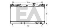 EACLIMA 31R71180 - Radiador, refrigeración del motor