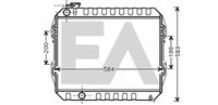 EACLIMA 31R71198 - Radiador, refrigeración del motor