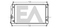 EACLIMA 31R71173 - Radiador, refrigeración del motor