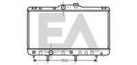 EACLIMA 31R71068 - Diámetro de salida 1 [mm]: 32<br>Calidad: Premium<br>Diámetro de entrada 1 [mm]: 32<br>Tipo radiador: Aletas refrigeración soldadas<br>Restricción de fabricante: TOYO<br>Profundidad de red [mm]: 16<br>Longitud de red [mm]: 350<br>Ancho de red [mm]: 542<br>Material: Aluminio<br>Material: Plástico<br>