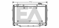 EACLIMA 31R71201 - Radiador, refrigeración del motor