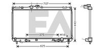 EACLIMA 31R71166 - Radiador, refrigeración del motor