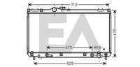 EACLIMA 31R71250 - Radiador, refrigeración del motor