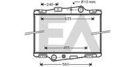 EACLIMA 31R76004 - Radiador, refrigeración del motor