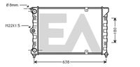 EACLIMA 31R77015 - Radiador, refrigeración del motor