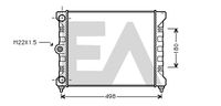 EACLIMA 31R77017 - Radiador, refrigeración del motor