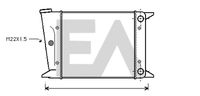 EACLIMA 31R77005 - Radiador, refrigeración del motor