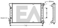 EACLIMA 31R77073 - Radiador, refrigeración del motor