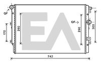 EACLIMA 31R77064 - Radiador, refrigeración del motor