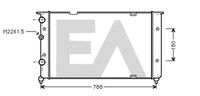 EACLIMA 31R77079 - Radiador, refrigeración del motor