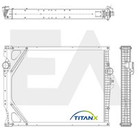 EACLIMA 31R76031T - Radiador, refrigeración del motor