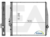 EACLIMA 31R76008T - Radiador, refrigeración del motor