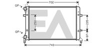 EACLIMA 31R77048 - Radiador, refrigeración del motor