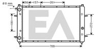 EACLIMA 31R77082 - Radiador, refrigeración del motor