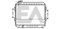 EACLIMA 31R77076 - Radiador, refrigeración del motor