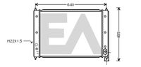 EACLIMA 31R77070 - Radiador, refrigeración del motor