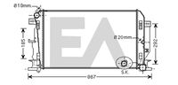 EACLIMA 31R77058 - Radiador, refrigeración del motor