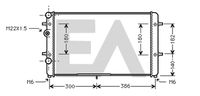 EACLIMA 31R77100 - Radiador, refrigeración del motor