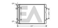 EACLIMA 31R77117 - Radiador, refrigeración del motor