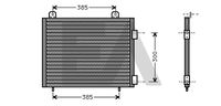 EACLIMA 30C05008 - Condensador, aire acondicionado